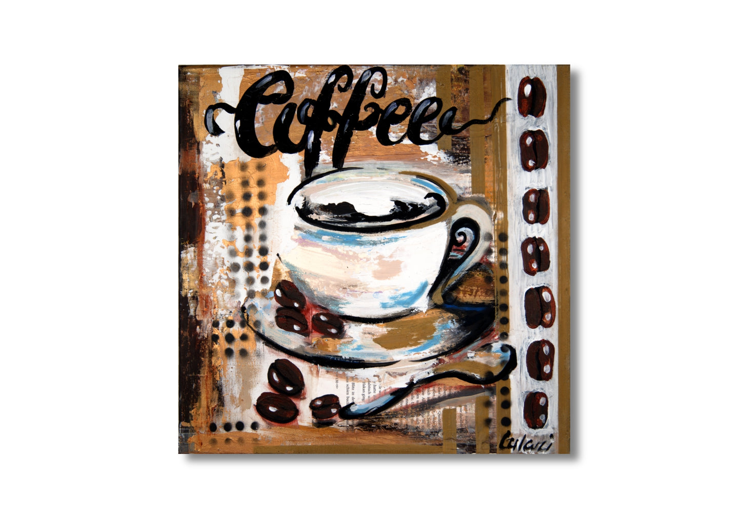 Modern mural - Abstract: Creative coffee delights in every cup