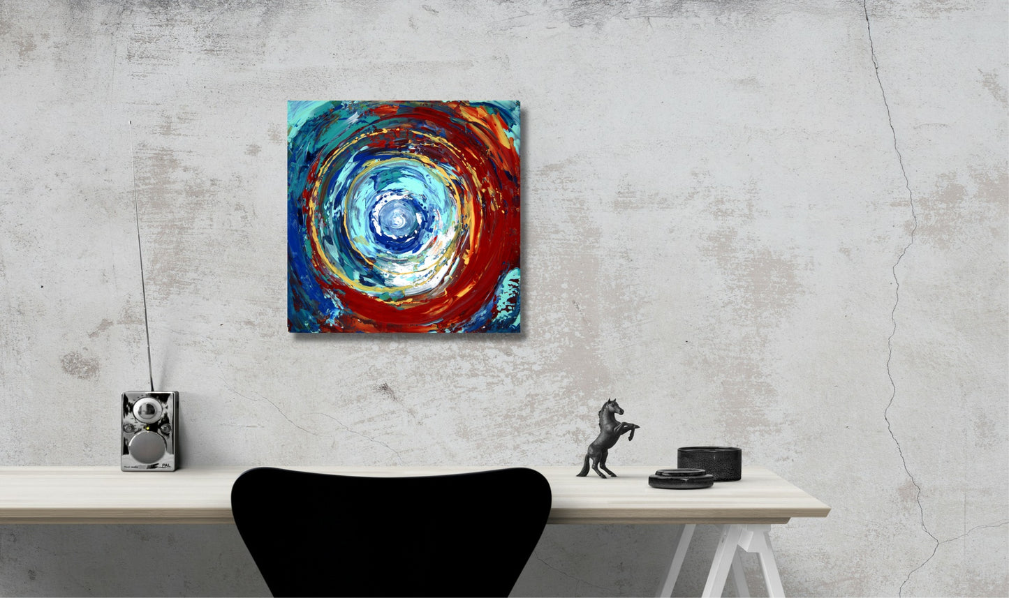 Wall picture "Abstract": Modern abstract acrylic painting - a unique piece for your home