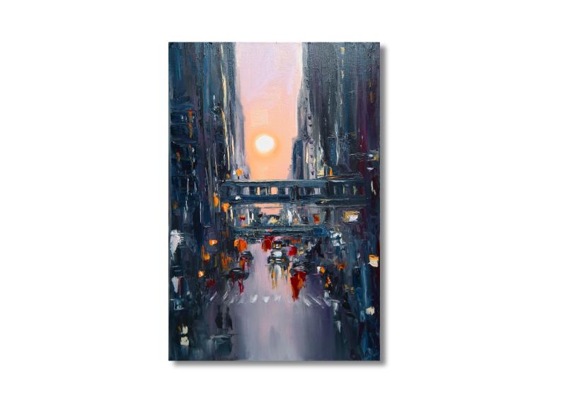 Impressionistic City Vision - "Between Light and Shadow"