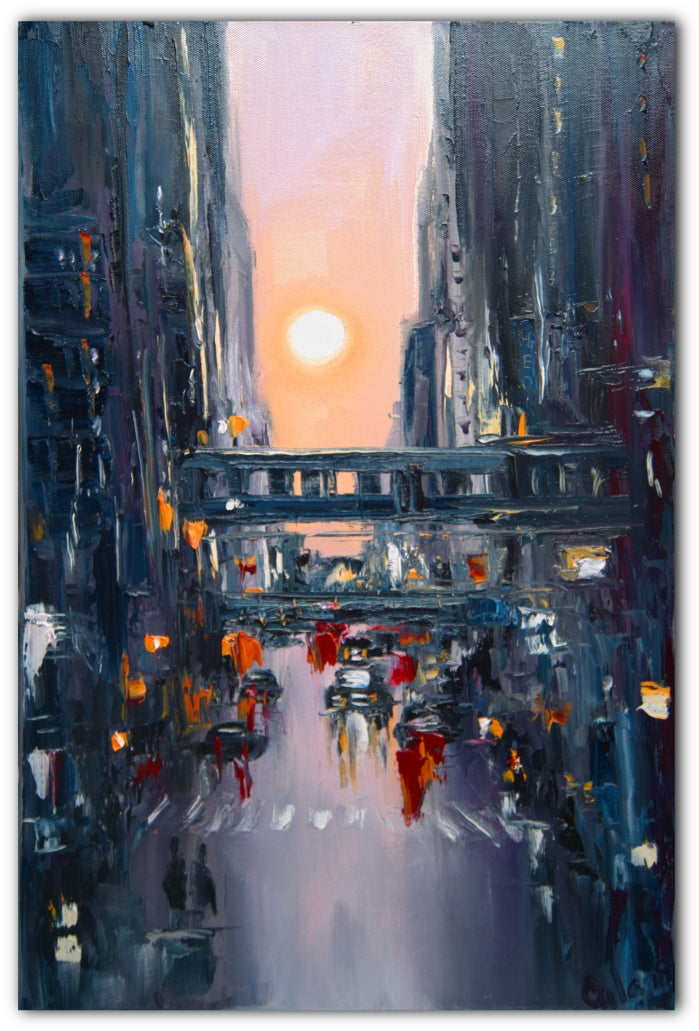 Impressionistic City Vision - "Between Light and Shadow"