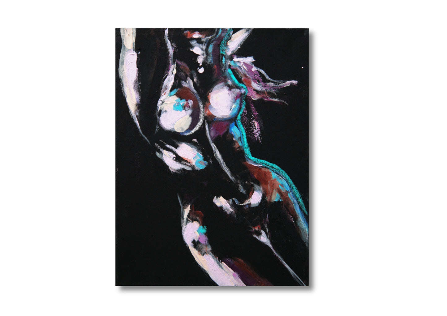 Modern Art Nude - Acrylic Painting by L. Chupakhina